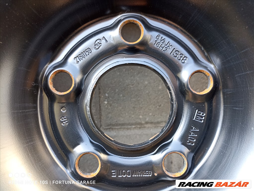 5x105 16" Opel használt lemezfelni +TPMS (R700) 7. kép
