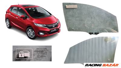 Honda Jazz II (GD) jobb első ajtó ablaküveg dot23as2nsgm308