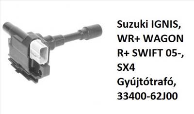 Suzuki IGNIS, WR+ WAGON R+ SWIFT 05-, SX4 Gyújtótrafó, 33400-62J00