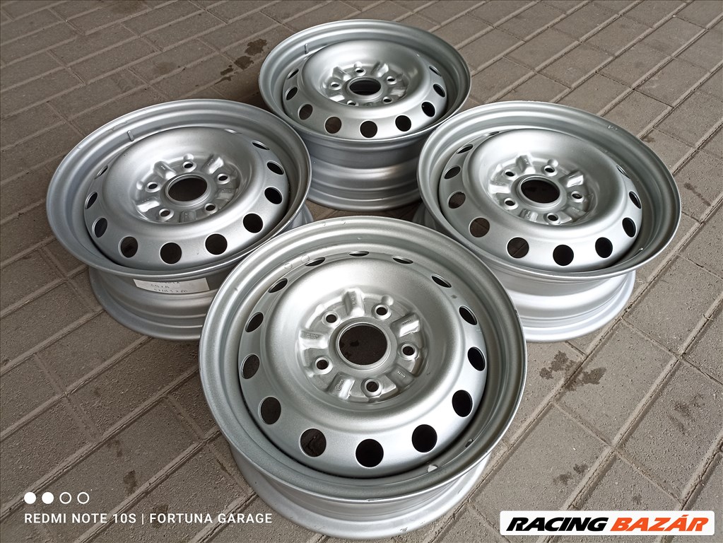 5x114.3 14" Toyota újszerű lemezfelni garnitúra (R412) 2. kép