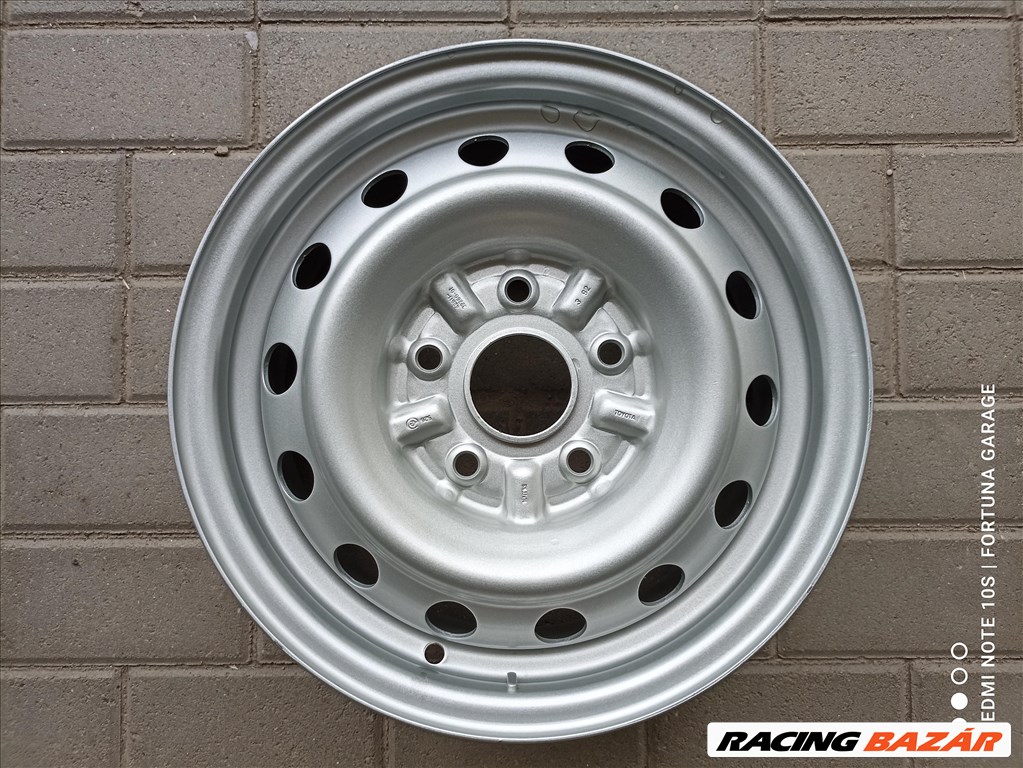 5x114.3 14" Toyota újszerű lemezfelni garnitúra (R412) 6. kép