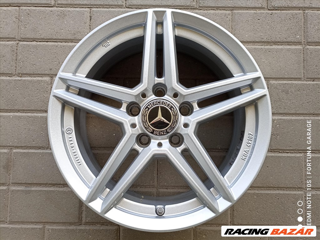 5x112 16" Uniwheels (C-osztály) újszerű alufelni garnitúra +TPMS (R) 4. kép