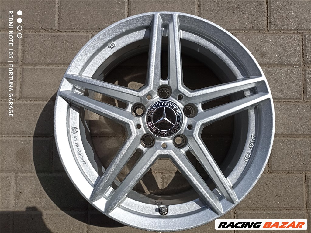 5x112 16" Uniwheels (C-osztály) újszerű alufelni garnitúra +TPMS (R) 5. kép