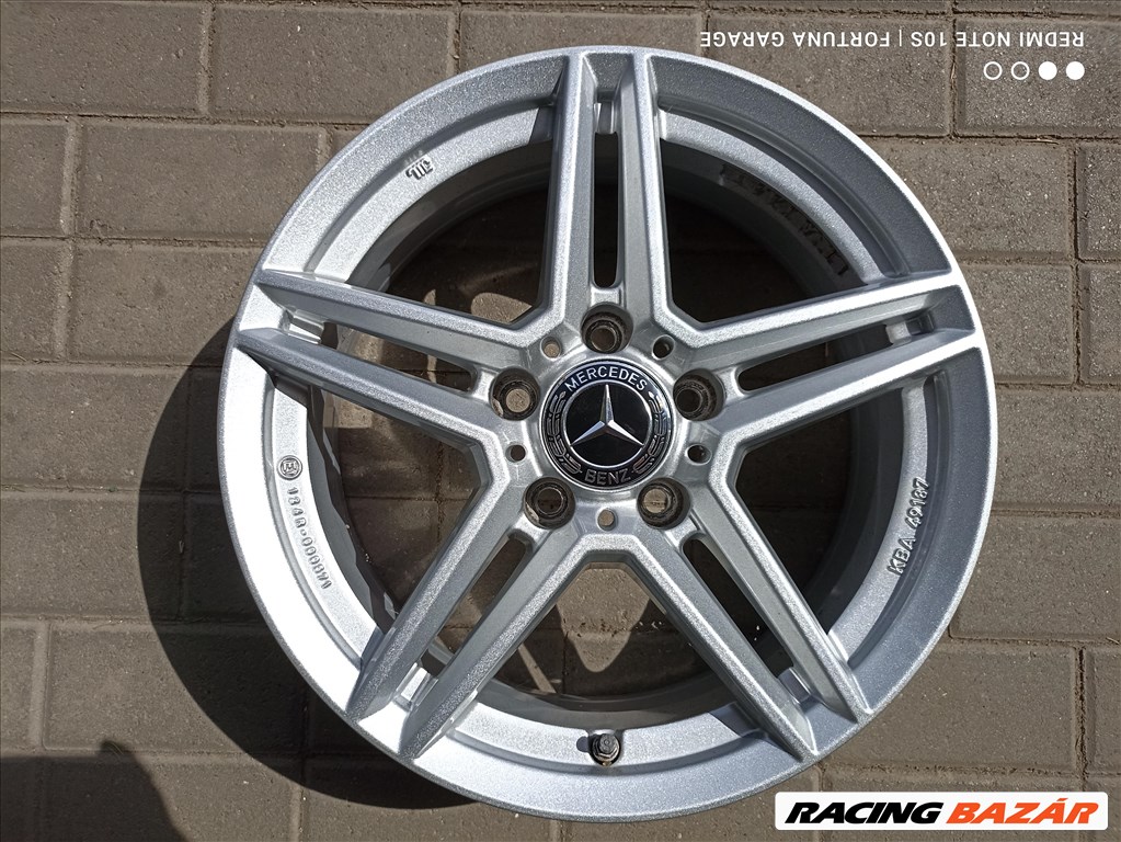 5x112 16" Uniwheels (C-osztály) újszerű alufelni garnitúra +TPMS (R) 6. kép