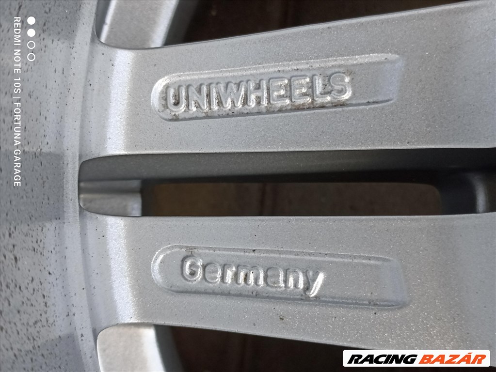 5x112 16" Uniwheels (C-osztály) újszerű alufelni garnitúra +TPMS (R) 7. kép