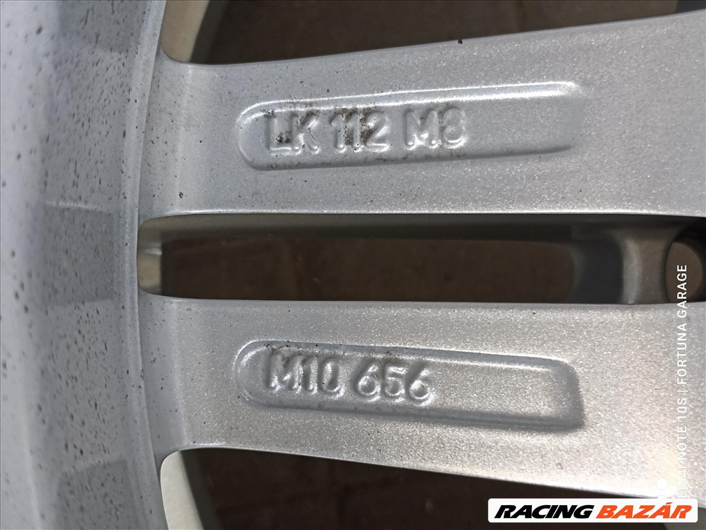 5x112 16" Uniwheels (C-osztály) újszerű alufelni garnitúra +TPMS (R) 8. kép