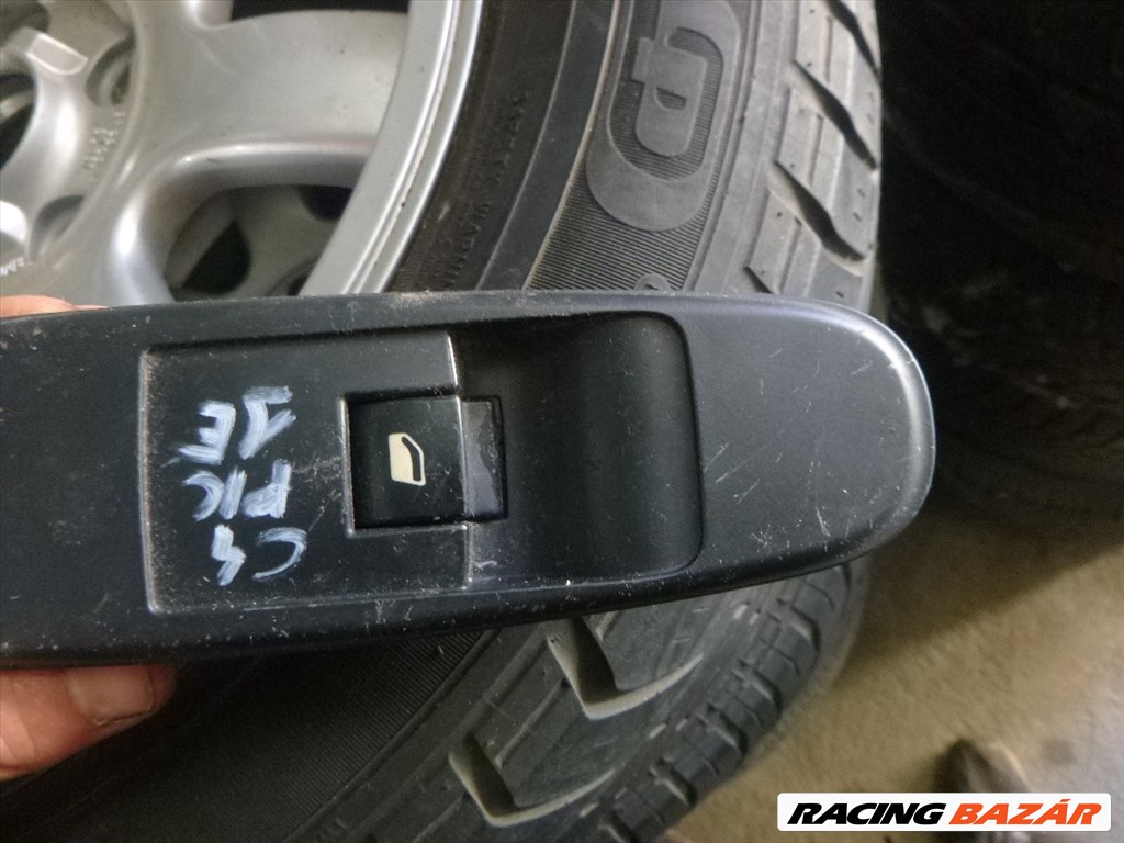 Citroën C4 Picasso I 2006 JOBB ELSŐ ablakemelő kapcsoló ( 4 PIN) 96590662xt 3. kép