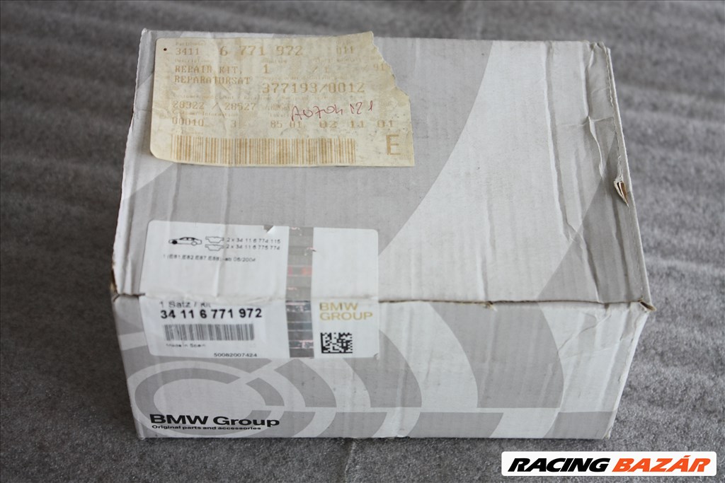 BMW 123d 130i E81, E82, E87, E88 első fékbetét garnitúra - gyári új 34116771972 1. kép