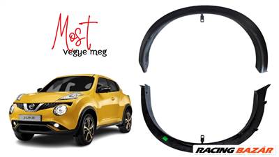 Nissan Juke I jobb első sárvédő díszléc, kerékív burkolat 638601ka6a