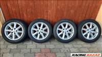  Toyota gyári alufelni 5x114.3-16" újszerű állapotban, rajta 205/55 Bridgestone nyári gumi 