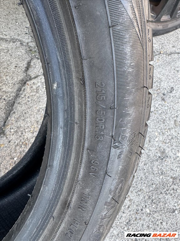 Triangle 215/50R18 V PL02 Snowlink XL 7,5mm-es újszerű téligumi garnitura 4. kép