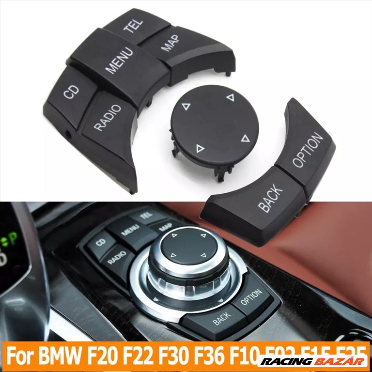 BMW CIC iDrive multimédia gombok F20 F21 F22 F23 F30 F31 F34 F35 F32 F33 F34 F36 F10 F11 F18 F06 F12 F13 F01 F02 F04 F25 F26 F15 F16 A verzió 1. kép