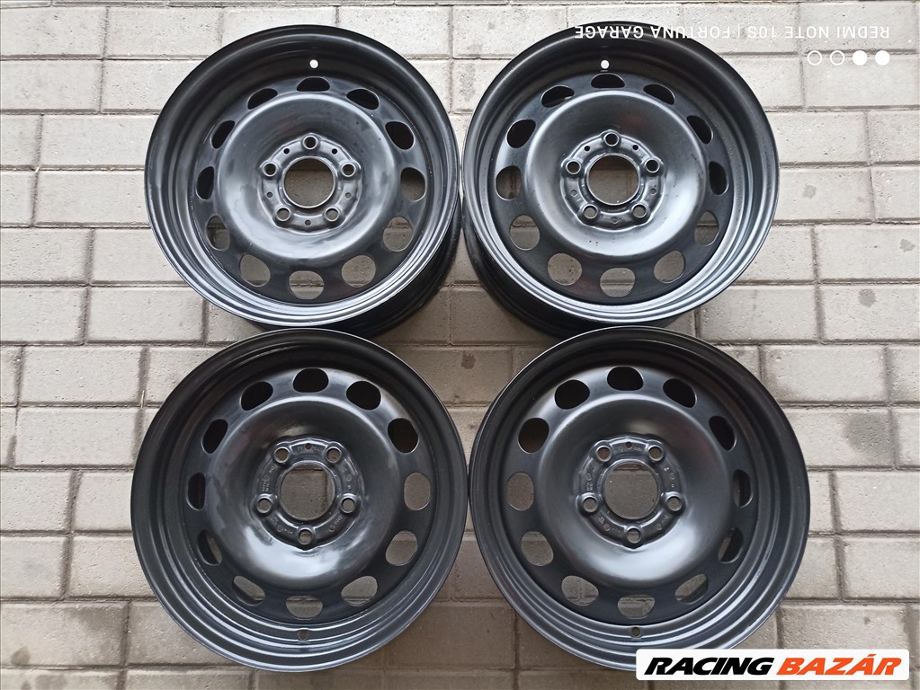 5x120 16" BMW újszerű lemezfelni garnitúra (R400) 1. kép