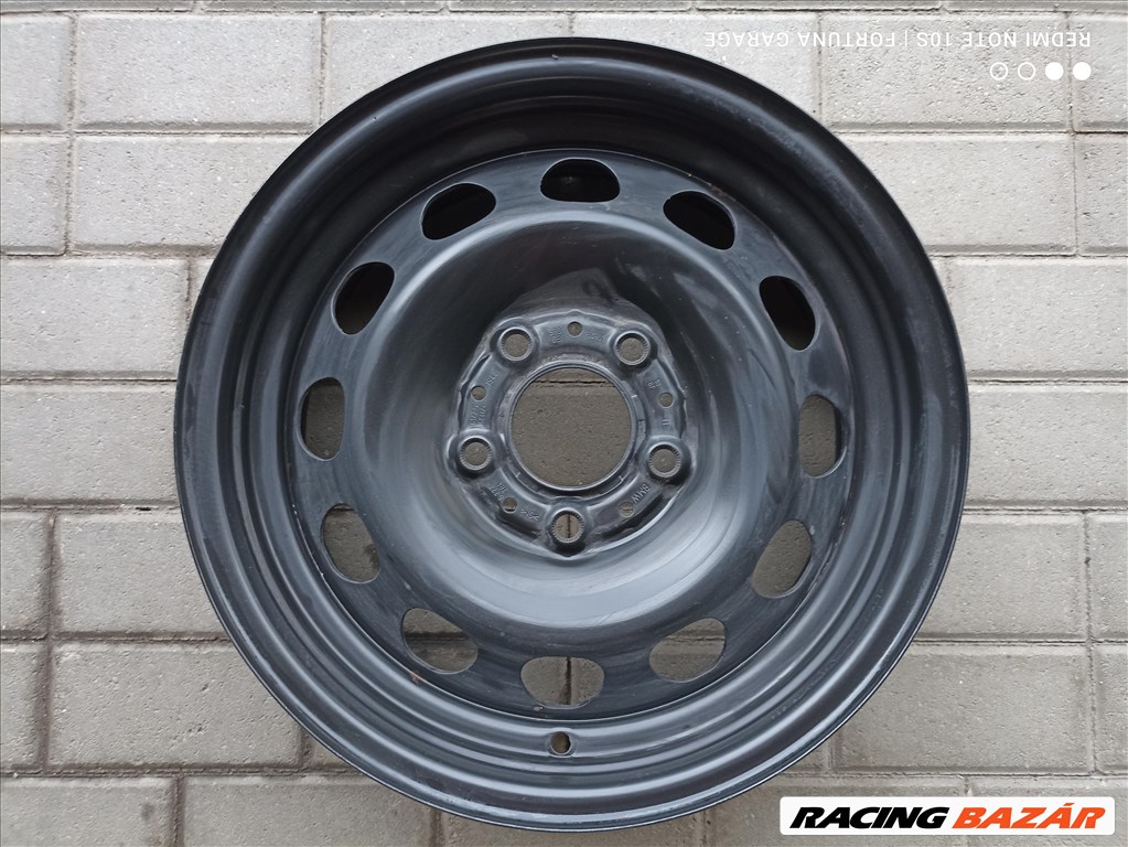 5x120 16" BMW újszerű lemezfelni garnitúra (R400) 5. kép