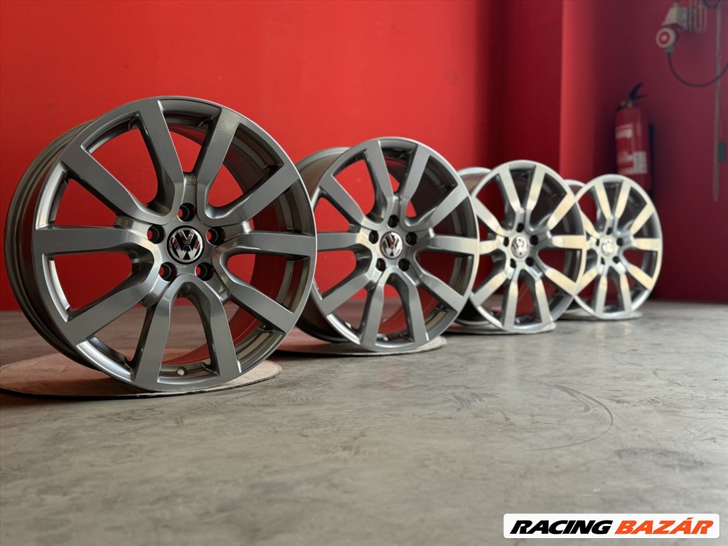 R18 5x112 Original Volkswagen GOLF GTi MK7 SERRON -  7.5J ET51 CHROME alufelni szett 2. kép