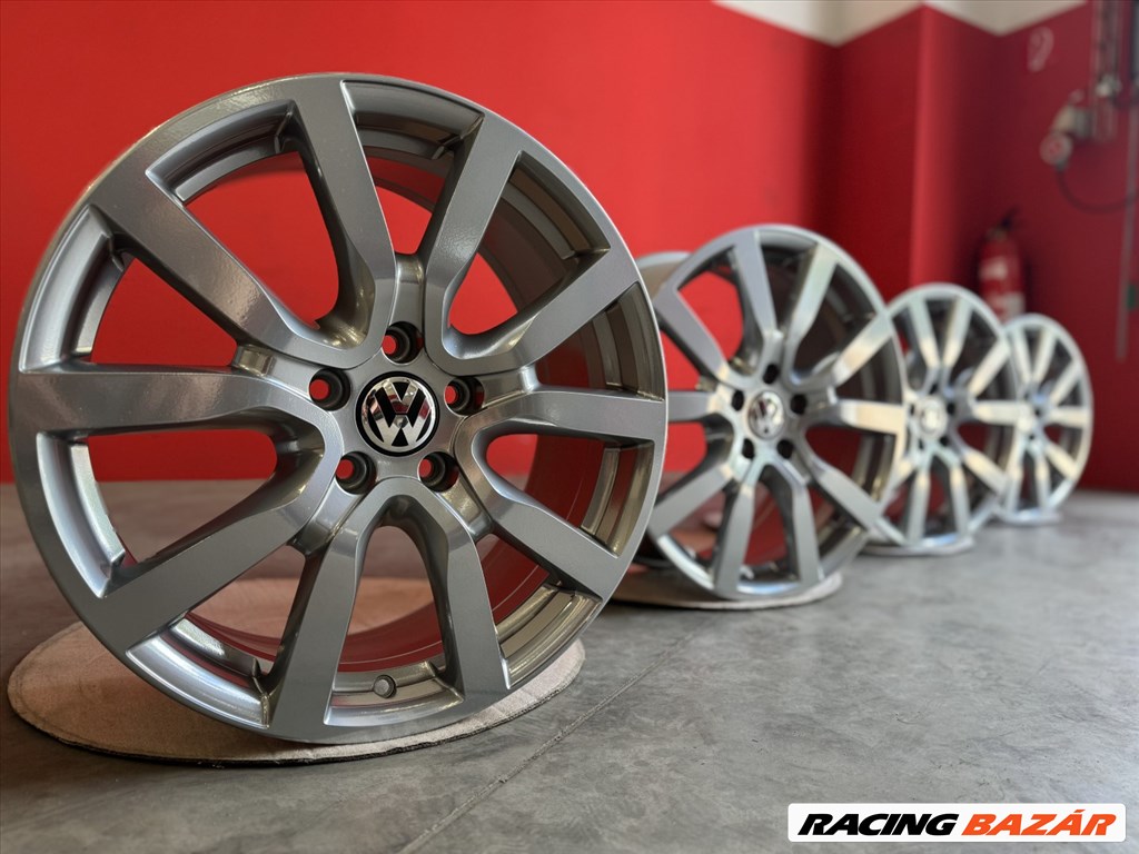 R18 5x112 Original Volkswagen GOLF GTi MK7 SERRON -  7.5J ET51 CHROME alufelni szett 3. kép