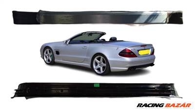 Mercedes SLR 230 AMG Black series jobb inox ajtóküszöb, fellépő a2306802035