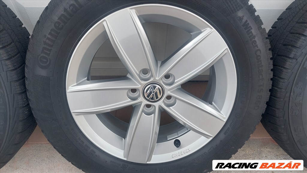 Gyári,  VW Polo 2G 15”/Corvara/ alufelni 5x100 Téli gumi 3. kép