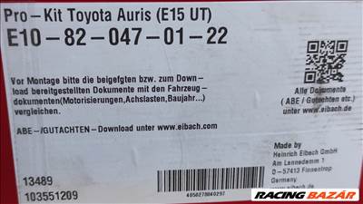 Toyota Auris (E180) 1.4 D-4D Eibach ültetőrugó 
