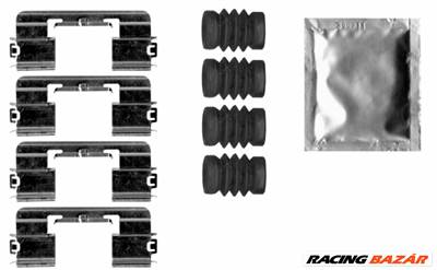 TEXTAR 82546100 - Fékbetét szerelékkészlet HOLDEN OPEL VAUXHALL