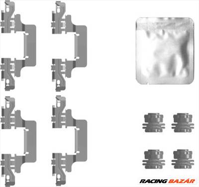 TEXTAR 82557900 - Fékbetét szerelékkészlet AUDI AUDI (FAW) VW