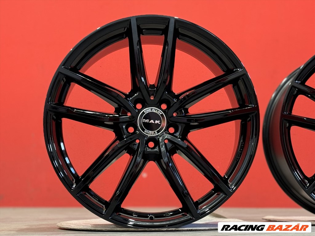 R20 5x112 (66,6) MAK EVO 9.5J ET40 BLACK  felnik alufelnik 20" 20col 3. kép