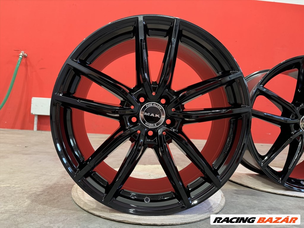 R20 5x112 (66,6) MAK EVO 9.5J ET40 BLACK  felnik alufelnik 20" 20col 4. kép