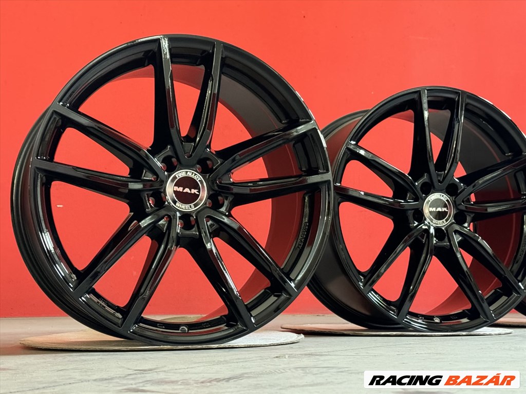 R20 5x112 (66,6) MAK EVO 9.5J ET40 BLACK  felnik alufelnik 20" 20col 5. kép
