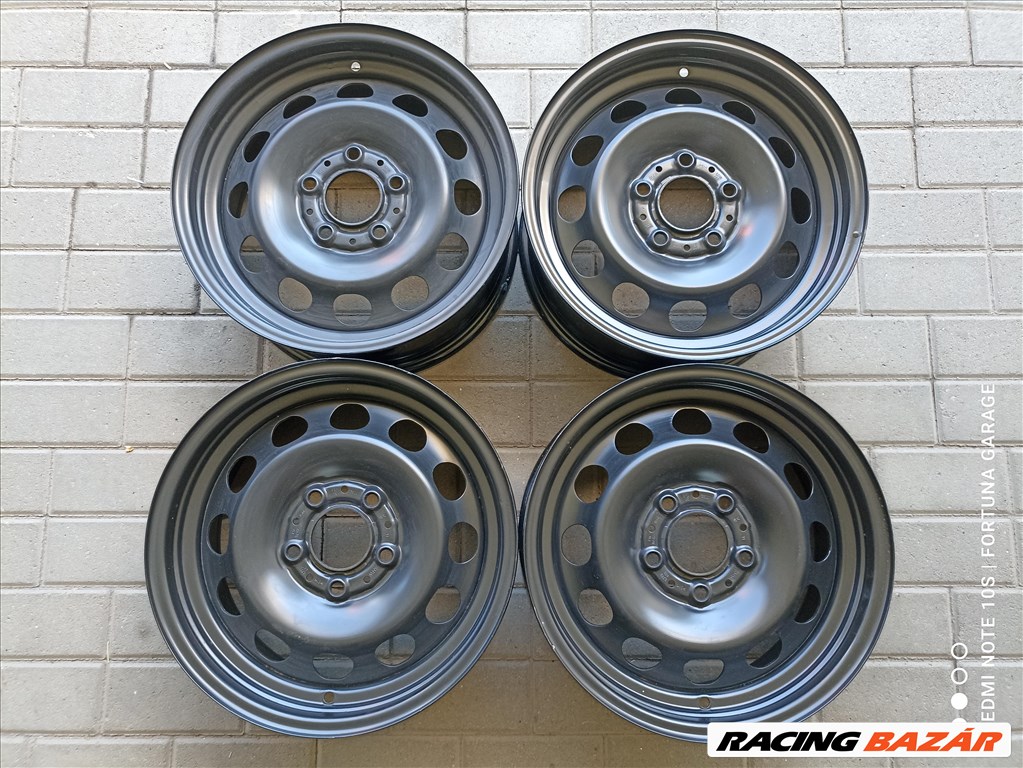 5x120 16" BMW újszerű lemezfelni garnitúra (R390) 1. kép