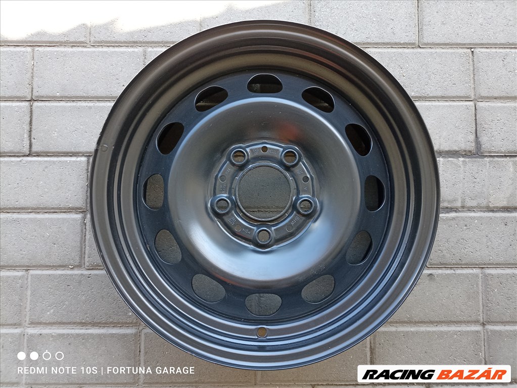5x120 16" BMW újszerű lemezfelni garnitúra (R390) 6. kép