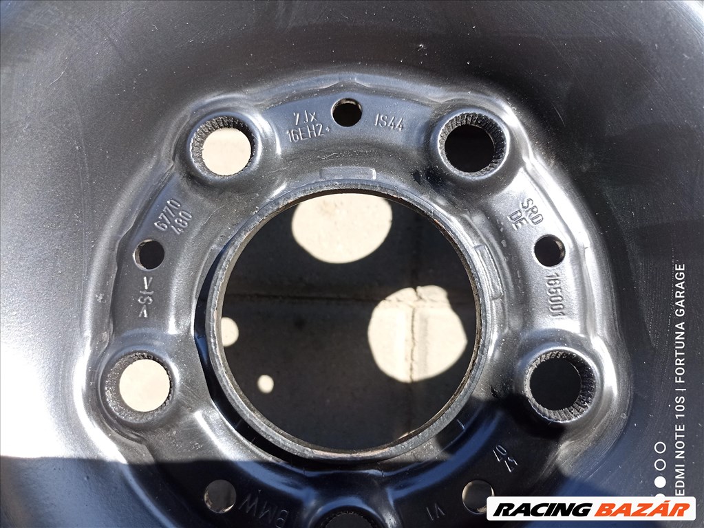 5x120 16" BMW újszerű lemezfelni garnitúra (R390) 7. kép