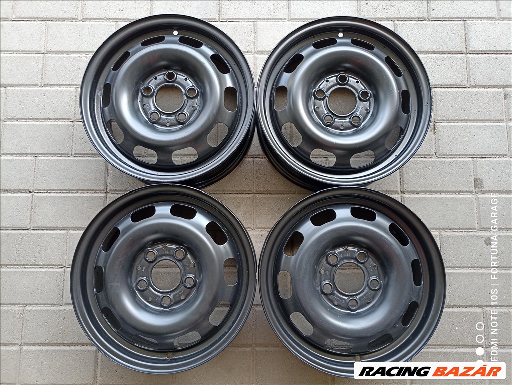 5x112 15" Mercedes-Benz újszerű lemezfelni garnitúra (R381) 1. kép