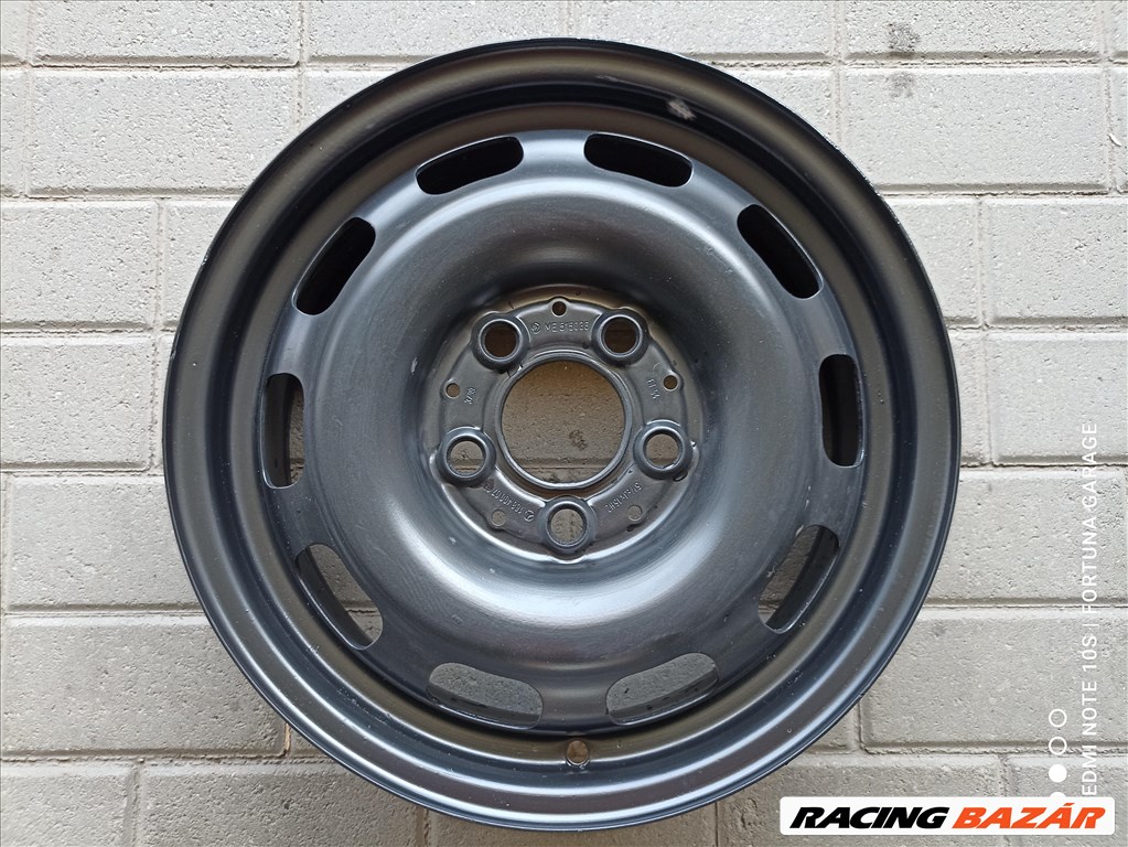 5x112 15" Mercedes-Benz újszerű lemezfelni garnitúra (R381) 3. kép