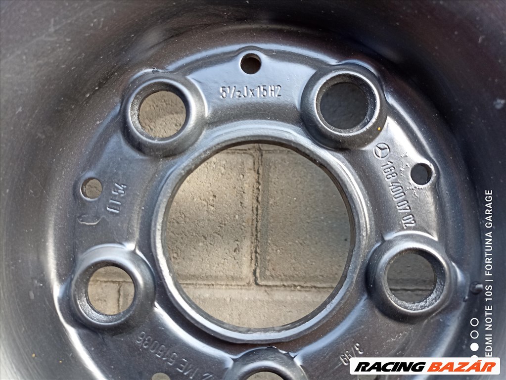 5x112 15" Mercedes-Benz újszerű lemezfelni garnitúra (R381) 7. kép