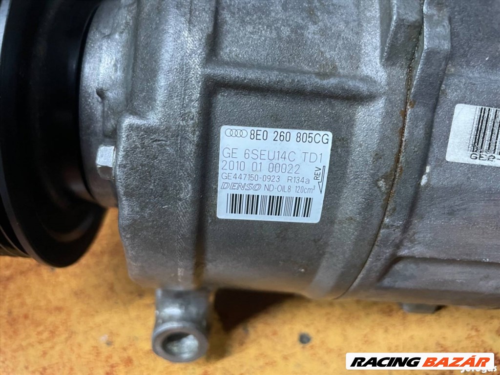 Audi A4 B7 2.0TDI klímakompresszor 8E0260805CG 2. kép