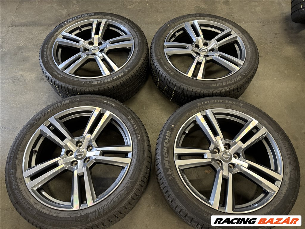  5x108 lyukosztású 20" újszerű (gyári felni) alufelni, rajta 255/45 újszerű Michelin nyári gumi  1. kép