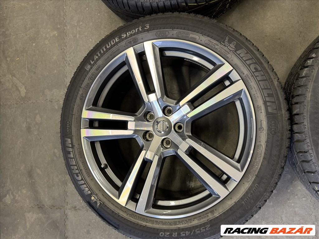  5x108 lyukosztású 20" újszerű (gyári felni) alufelni, rajta 255/45 újszerű Michelin nyári gumi  4. kép