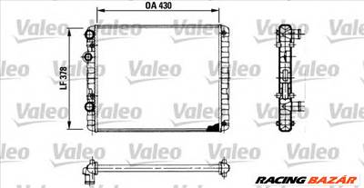 VALEO 730956 - Vízhűtő (Hűtőradiátor) SEAT VW