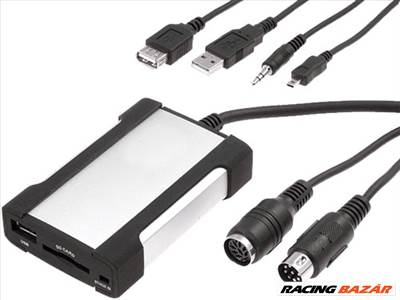 HYUNDAI, KIA MP3/USB/SD/AUX ADAPTER GYÁRI AUTÓRÁDIÓHOZ 8PIN