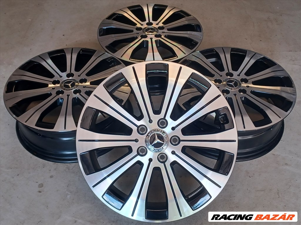 Új/demó Mercedes W243 EQA GLA GLB alufelnik 5x112 6,5x18 ET44,5 4db 2. kép