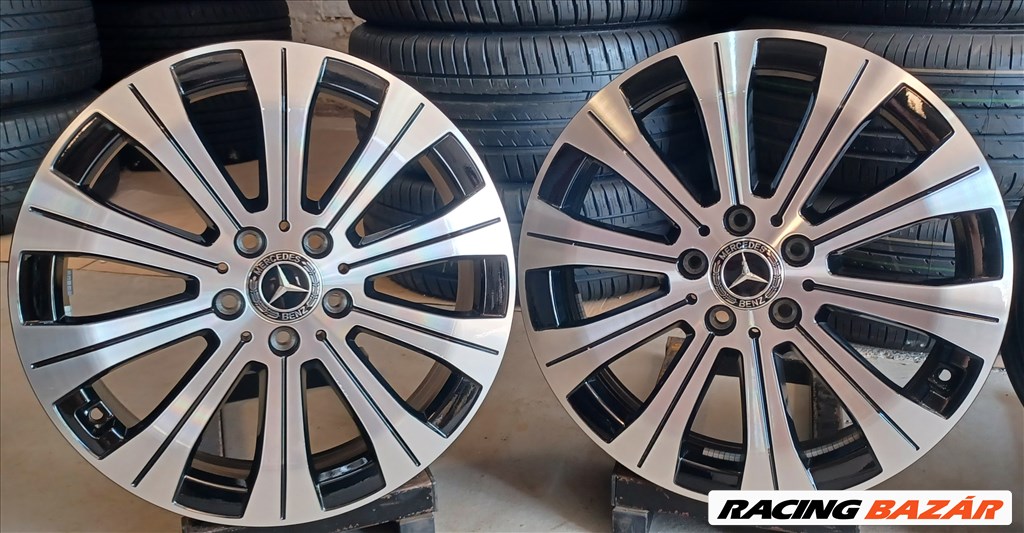 Új/demó Mercedes W243 EQA GLA GLB alufelnik 5x112 6,5x18 ET44,5 4db 5. kép