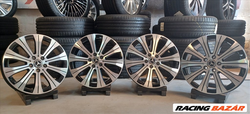 Új/demó Mercedes W243 EQA GLA GLB alufelnik 5x112 6,5x18 ET44,5 4db 7. kép