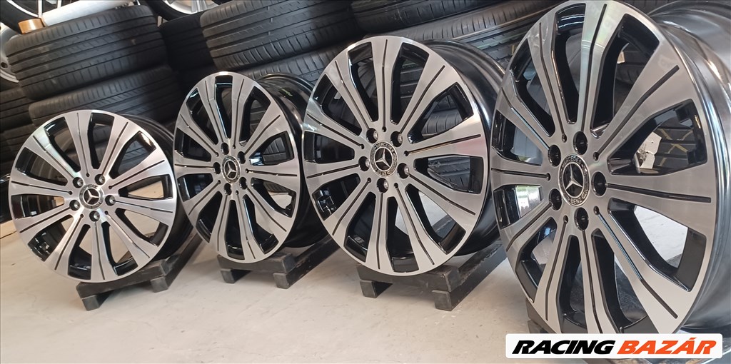 Új/demó Mercedes W243 EQA GLA GLB alufelnik 5x112 6,5x18 ET44,5 4db 9. kép
