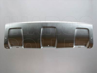 Dacia Duster 2010-2013 - Első lökhárító alsó spoiler, ezüstre fényezett
