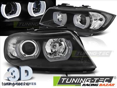 BMW E90/E91 03.05-08.08 3D U-TYPE BLACK Tuning-Tec