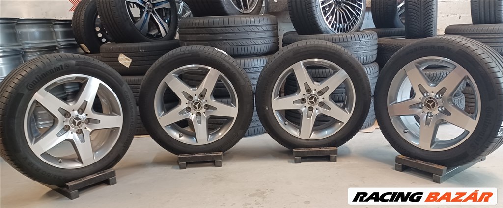 Mercedes AMG W156 GLA 5x112 7x18 235/50 R18 nyári gumikkal 4db 6. kép