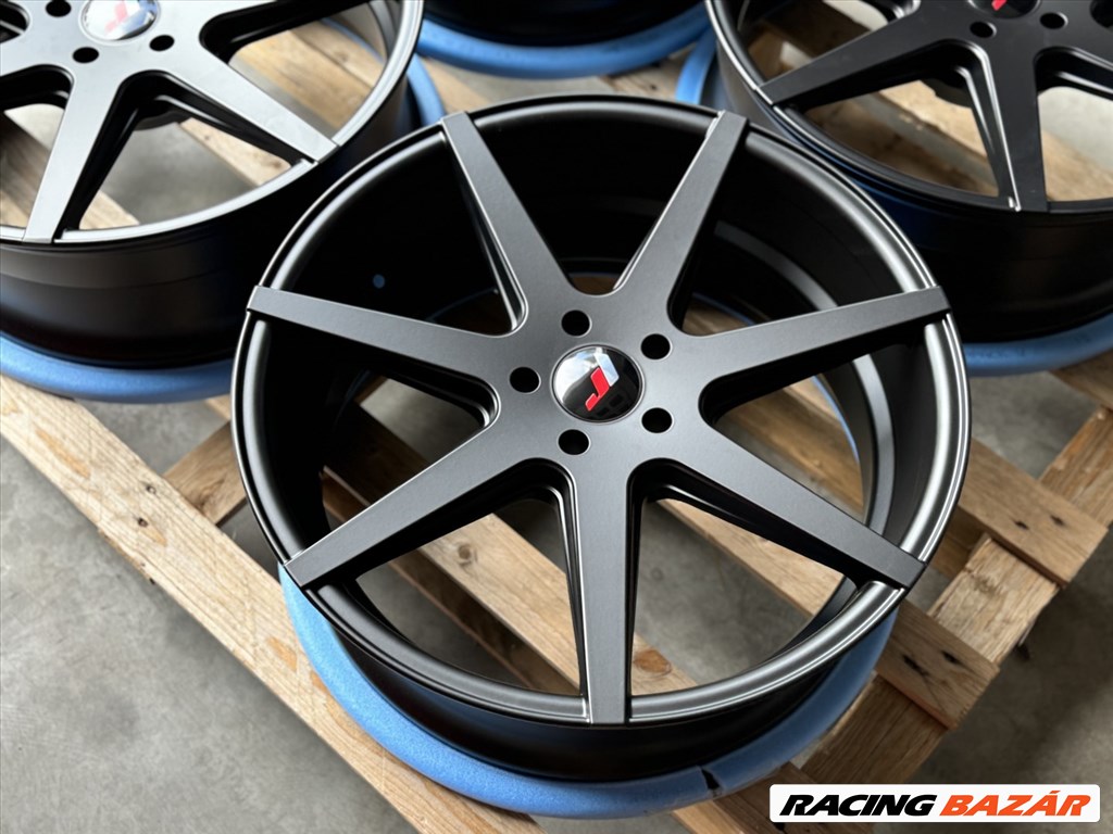 R20 5x112 (74,1) JAPAN RACING JR20 8.5J ET20 Matt Black új audi alufelnik / A5 S5 A7 S7  4. kép