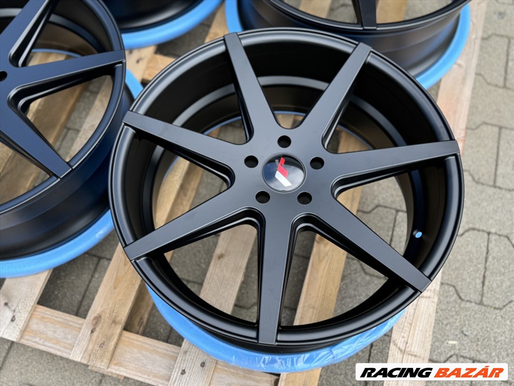 R20 5x112 (74,1) JAPAN RACING JR20 8.5J ET20 Matt Black új audi alufelnik / A5 S5 A7 S7  8. kép