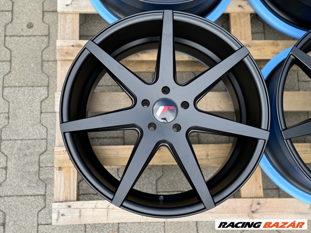 R20 5x112 (74,1) JAPAN RACING JR20 8.5J ET20 Matt Black új audi alufelnik / A5 S5 A7 S7  10. kép