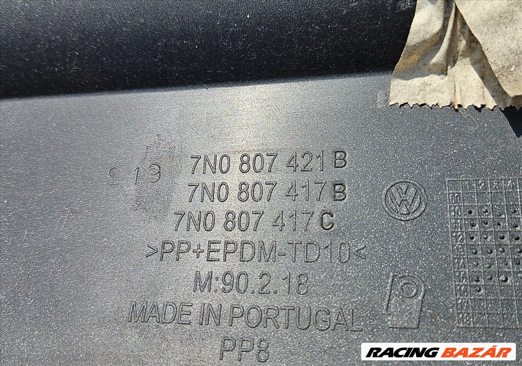 VW Sharan /Seat Alhambra 2010- hátsó lökhárító héj 7n0807421 5. kép